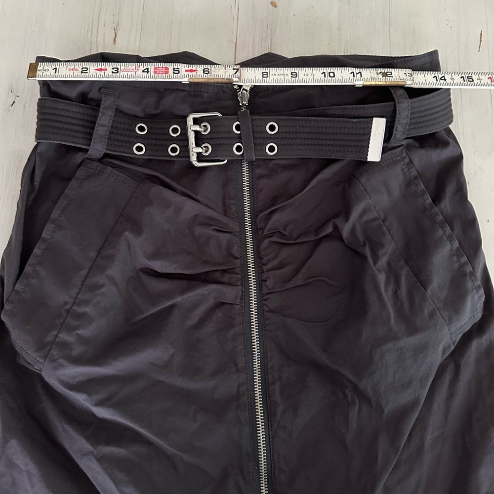 Marc Jacobs grey gray Belted Pencil Skirt vintage new without tags size 4 - Picture 3 of 9